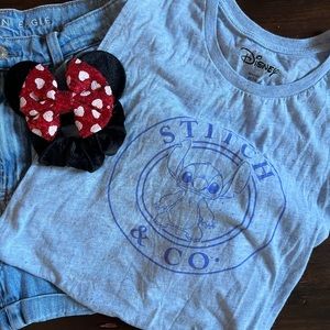Disney lilo & stitch tank top shirt